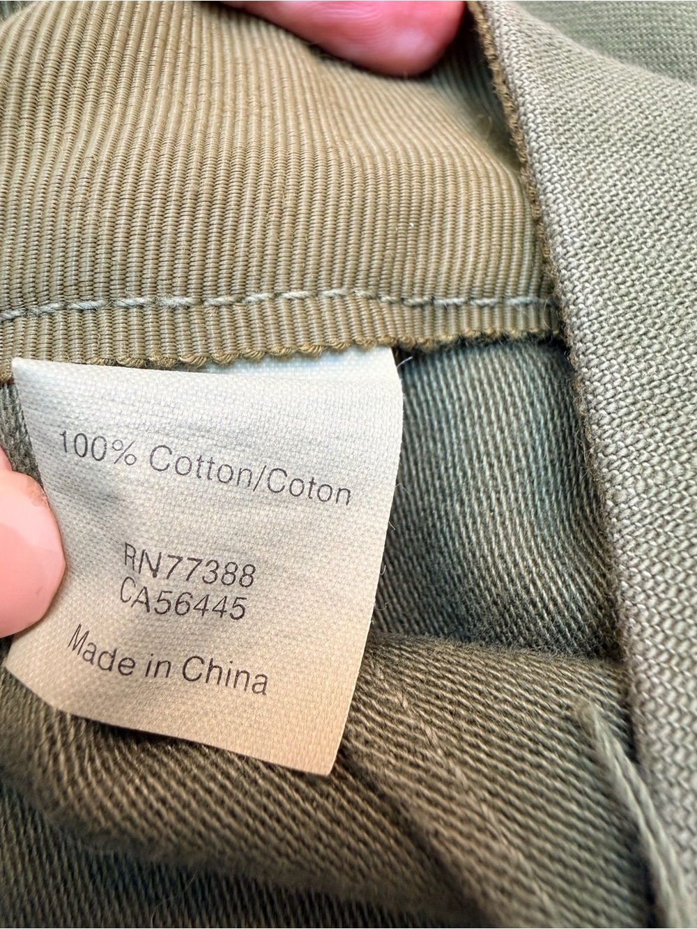 J. Crew Y2K Olive Army Green Cotton Twill Button Front Mini Skirt Size 00 XXS - Picture 9 of 11